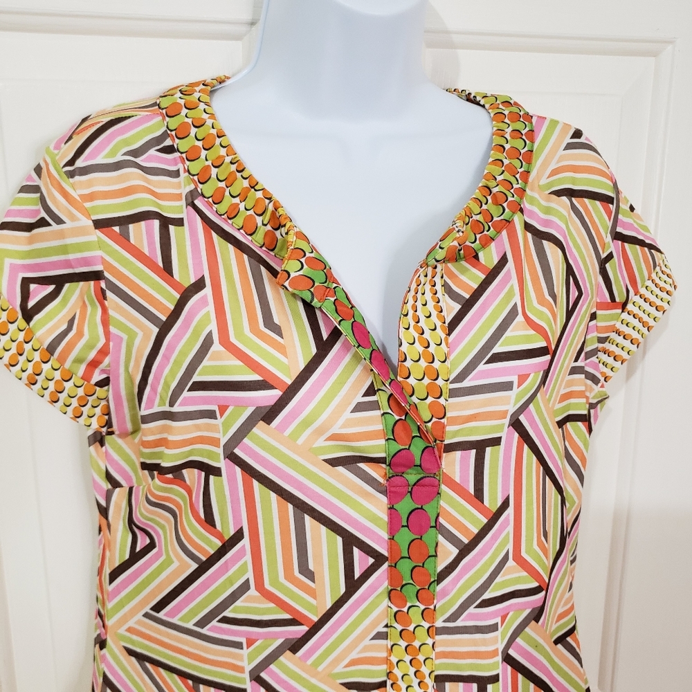 Isle Apparel Dress Multicolored M